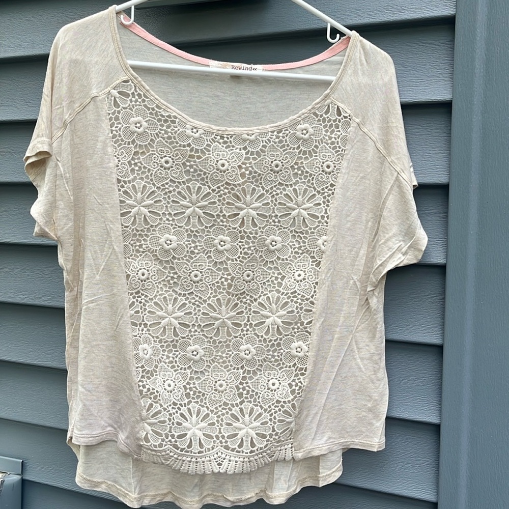 Rewind Lace Tee